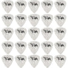 D'Luca Celluloid Standard Guitar Picks White Pearl 1.25mm Extra Heavy 25 Pack