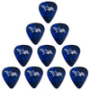 D'Luca Celluloid Standard Guitar Picks Blue Pearl 0.50 mm Light 10 Pack