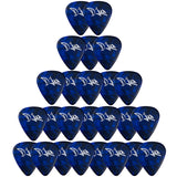 D'Luca Celluloid Standard Guitar Picks Blue Pearl 1.25mm Extra Heavy 25 Pack
