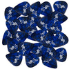 D'Luca Celluloid Standard Guitar Picks Blue Pearl 1.25mm Extra Heavy 25 Pack