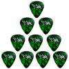 D'Luca Celluloid Standard Guitar Picks Green Pearl 0.70mm Medium 10 Pack