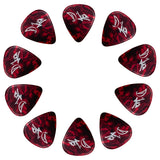 D'Luca Celluloid Standard Guitar Picks Red Pearl 0.70mm Medium 10 Pack