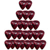 D'Luca Celluloid Standard Guitar Picks Red Pearl 1.25mm Extra Heavy 25 Pack