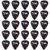 D'Luca Celluloid Standard Guitar Picks Shell 0.70mm Medium 25 Pack