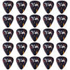 D'Luca Celluloid Standard Guitar Picks Shell 1.0mm Heavy 25 Pack