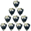 D'Luca Celluloid Standard Guitar Picks Camouflage 1.0mm Heavy 10 Pack