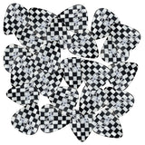 D'Luca Celluloid Standard Guitar Picks Checkerboard 0.50 mm Light 25 Pack