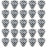 D'Luca Celluloid Standard Guitar Picks Checkerboard 0.70mm Medium 25 Pack