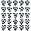 D'Luca Celluloid Standard Guitar Picks Checkerboard 0.70mm Medium 25 Pack