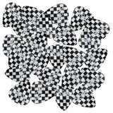 D'Luca Celluloid Standard Guitar Picks Checkerboard 0.70mm Medium 25 Pack