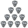 D'Luca Celluloid Standard Guitar Picks Checkerboard 1.0mm Heavy 10 Pack