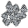D'Luca Celluloid Standard Guitar Picks Checkerboard 1.0mm Heavy 10 Pack