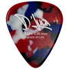 D'Luca Celluloid Standard Guitar Picks Multi-Color 0.50 mm Light 25 Pack