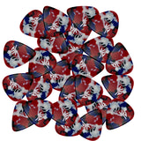 D'Luca Celluloid Standard Guitar Picks Multi-Color 0.50 mm Light 25 Pack