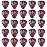 D'Luca Celluloid Standard Guitar Picks Multi-Color 1.25mm Extra Heavy 25 Pack