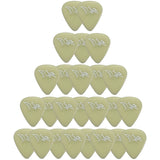 D'Luca Celluloid Standard Guitar Picks Cellu-Glo 0.50 mm Light 25 Pack