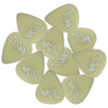 D'Luca Celluloid Standard Guitar Picks Cellu-Glo 0.70mm Medium 10 Pack