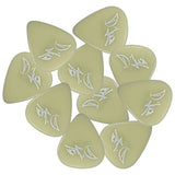D'Luca Celluloid Standard Guitar Picks Cellu-Glo 1.25mm Extra Heavy 10 Pack