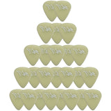 D'Luca Celluloid Standard Guitar Picks Cellu-Glo 1.25mm Extra Heavy 25 Pack