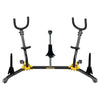 Hercules Duo Alto/Tenor Saxohpone Stand with 2 Clarinet/Flute Pegs and 1 Soprano Saxohpone Peg