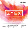 D'Addario Zyex Viola Single C String, Short Scale, Medium Tension