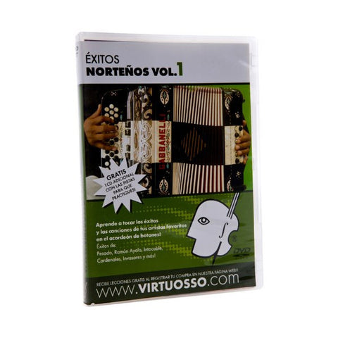 Virtuosso Exitos Norteños en el Accordion de Botones DVD & CD Vol.1