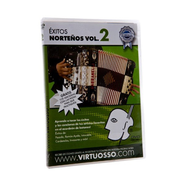 Virtuosso Exitos Norteños en el Accordion de Botones DVD & CD Vol.2