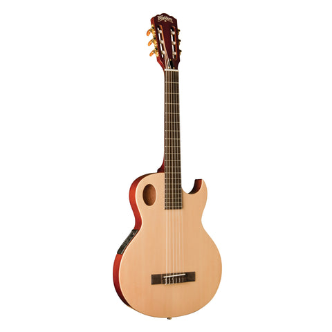 Washburn Festival EACT42S Classical Thinline-Solidtop Acoustic Electric Guitar