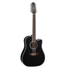 Takamine EF381SC Legacy 12 String Acoustic Electric Cutaway Guitar w Case Black