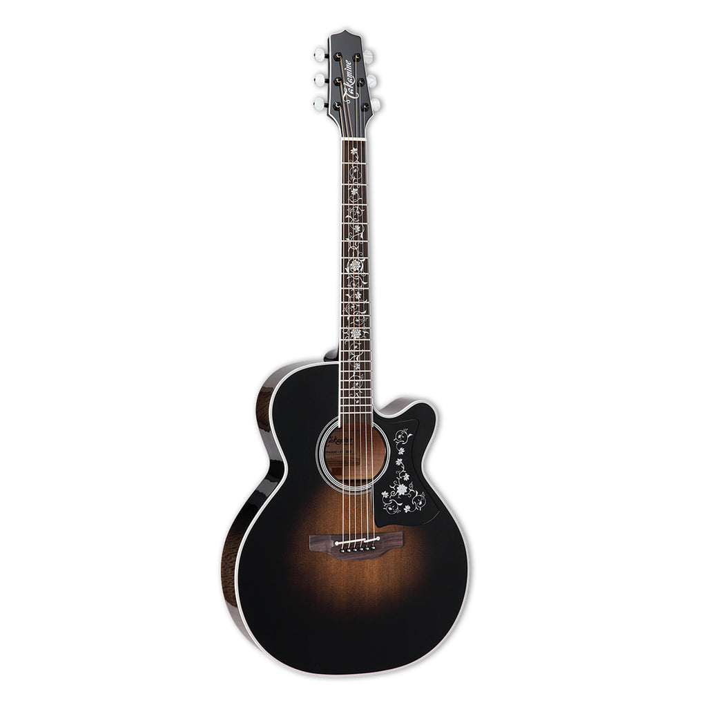 Takamine EF450C TT TBB TT Series Nex Venetian Acoustic Electric Guitar Brown