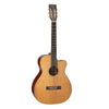 Takamine EF740FS TT Series Orchestral Acoustic Electric Guitar With Case Natural