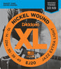 D'Addario EJ20 Nickel Wound Electric Guitar Strings, Jazz Extra Light, 10-49