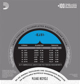 D'Addario EJ31 Classics Rectified Classical Guitar Strings, Hard Tension