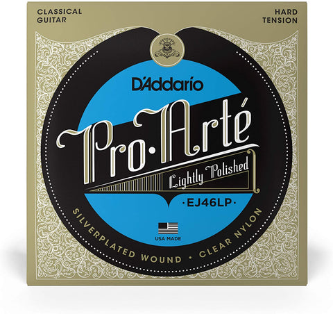 D'Addario EJ46LP Pro-Arte Composite Classical Guitar Strings, Hard Tension