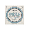 D'Addario EJ73 Mandolin Strings, Phosphor Bronze, Light, 10-38, 3 Sets