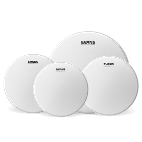 Evans UV1 Coated Fusion Pack (10", 12", 14") with 14" UV1 Coated Snare Batter