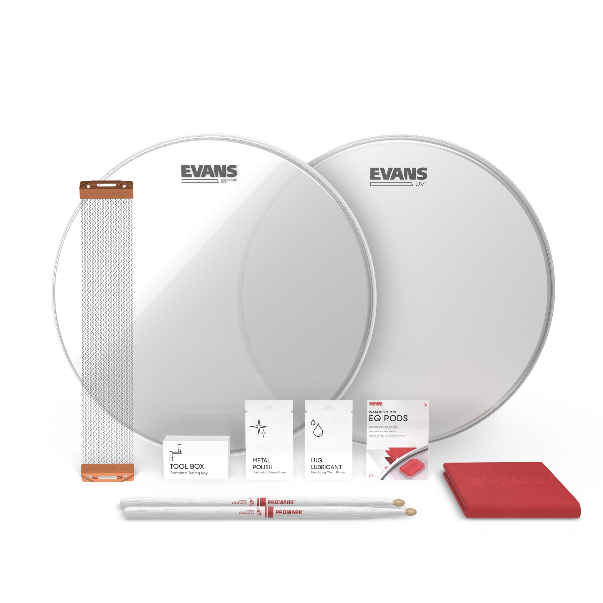 Evans 13” UV1 Snare Tune Up Kit