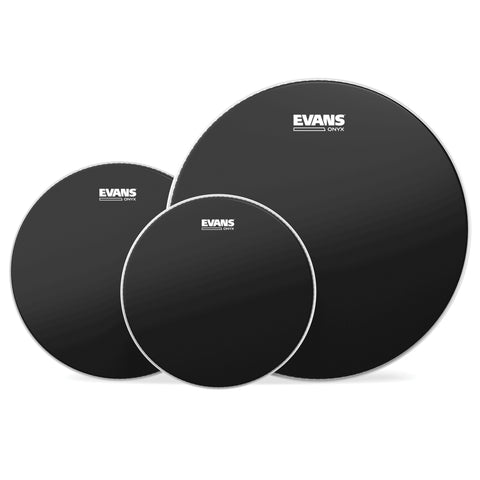 Evans Onyx 2-Ply Tompack Coated, Fusion (10 inch, 12 inch, 14 inch)