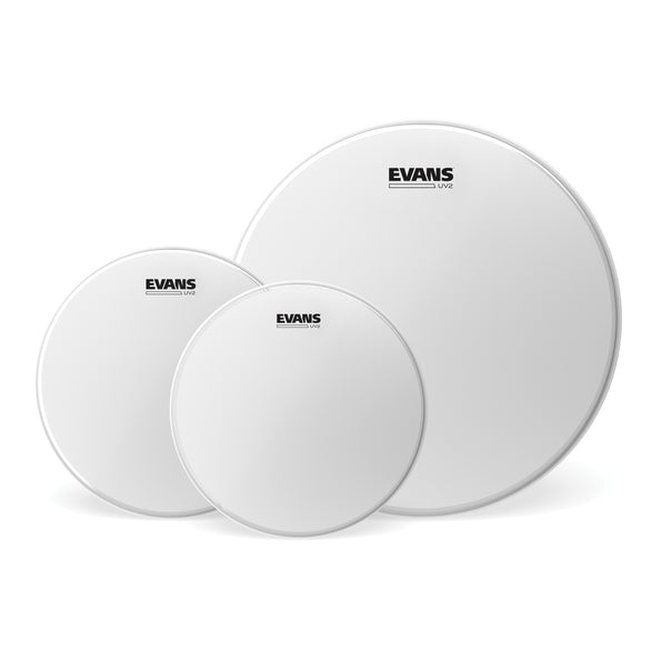 Evans UV2 Coated Tom Pack Rock Drumhead (10