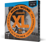 D'Addario EXL140-8 8-String Nickel Wound Electric Guitar Strings, Light Top/Heavy Bottom, 10-74