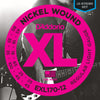 D'Addario EXL170-12 Nickel Wound Bass Guitar Strings, Light, 18-45