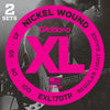 D'Addario EXL170TP Nickel Wound Bass Guitar Strings, Light, 45-100, 2 Sets, Long Scale