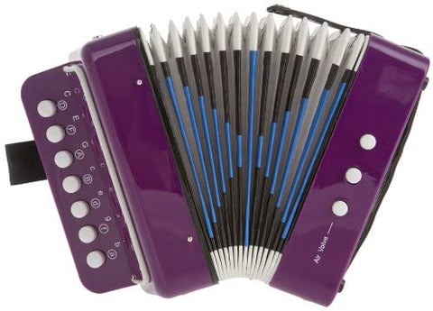 D’Luca Child Button Accordion Purple