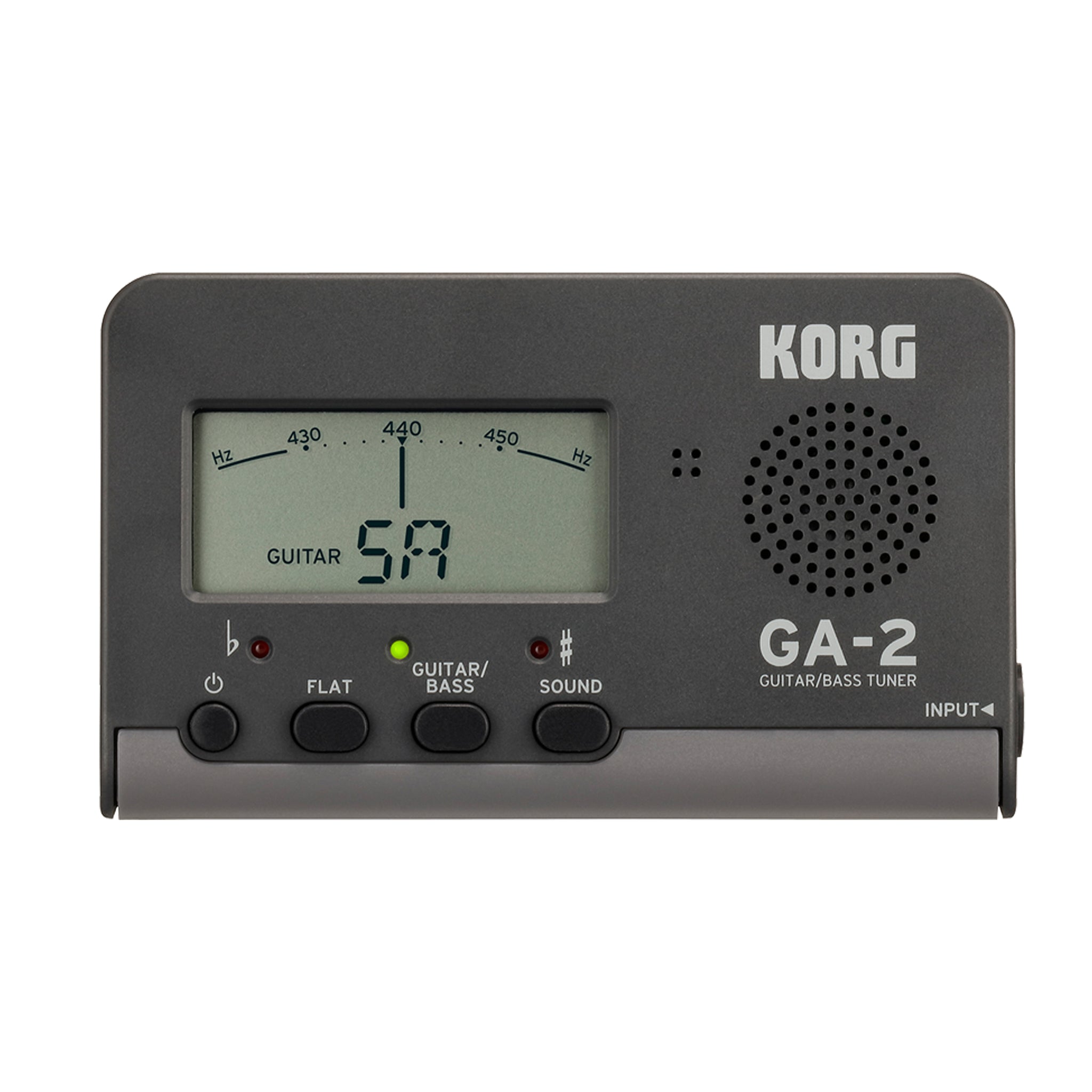 Korg Handheld Guitar And Bass Tuner, Black