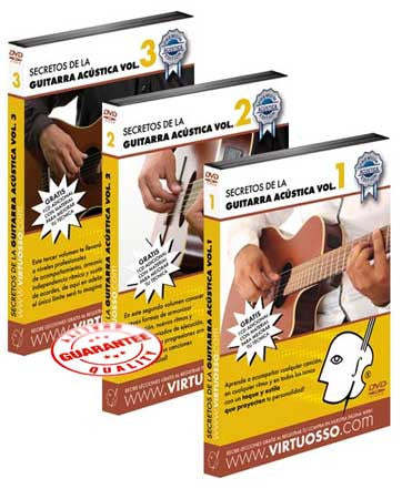 Virtuosso Curso Completo De Guitarra Acustica En 3 DVD