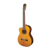 Takamine GC1CE Classical Cutaway Left Handed Acoustic Electric Guitar, Natural