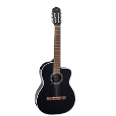 Takamine GC2CE Classical Cutaway Acoustic Electric Guitar, Black Gloss