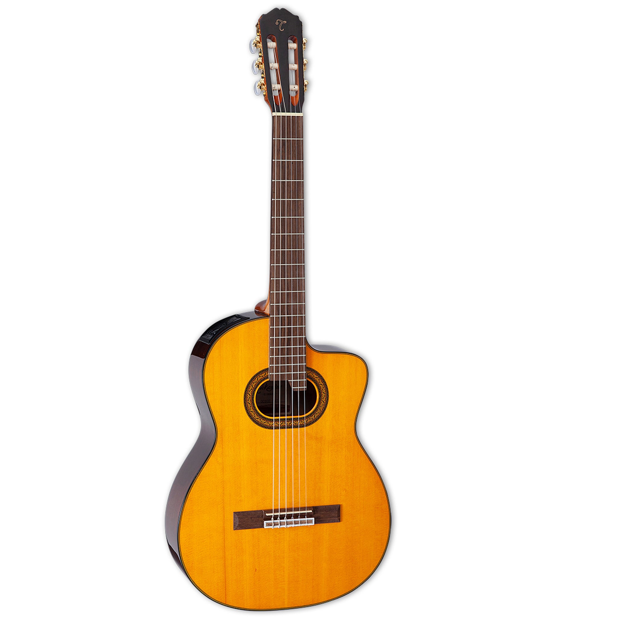 Takamine GC6CE Classical Cutaway Acoustic Electric Guitar, Natural Gloss
