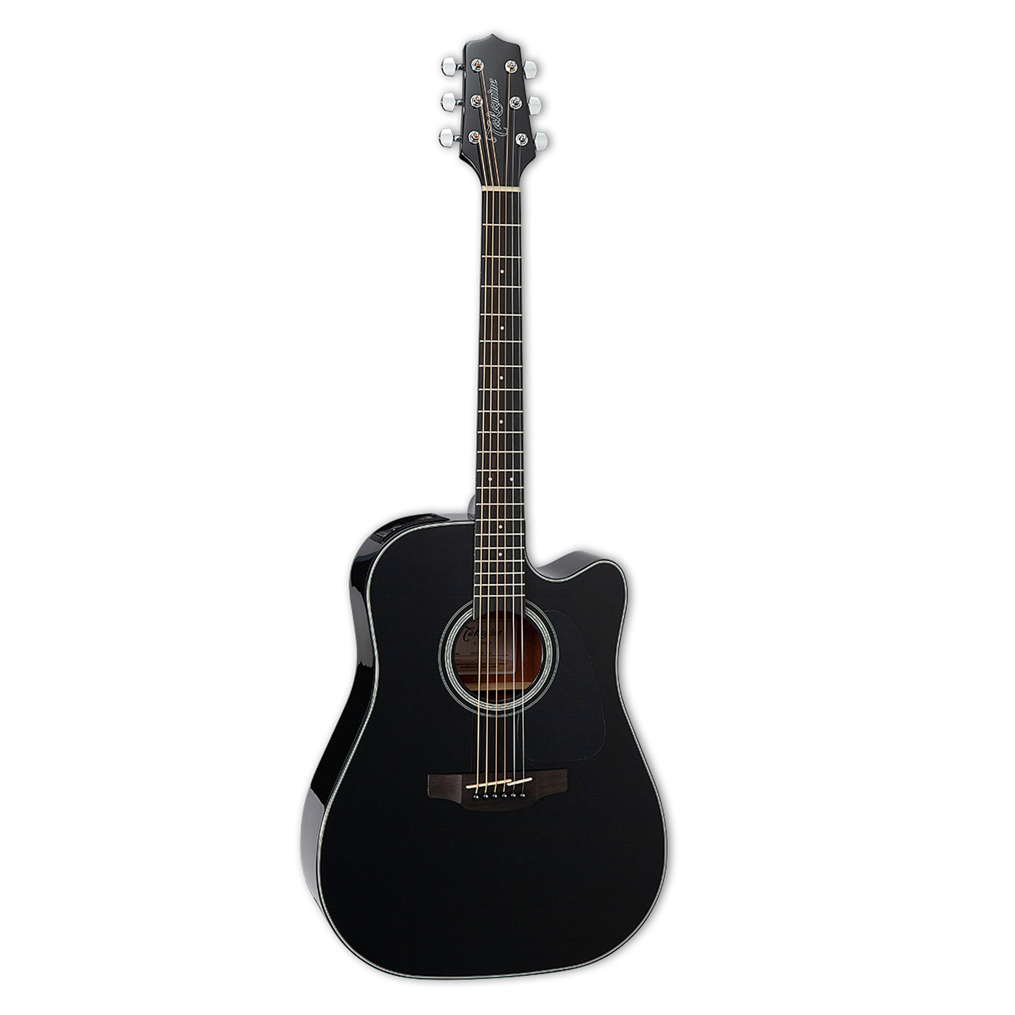 Takamine GD30CE NAT Dreadnought Cutaway Acoustic Electric Guitar, Gloss Black
