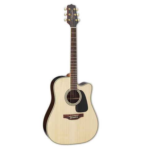 Takamine GD51CE NAT Dreadnought Cutaway Acoustic Electric Guitar, Gloss Natural